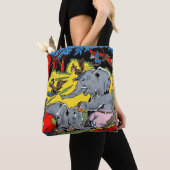 Giggle Animal Elephant  Comics Tote Bag (Dichtbij)