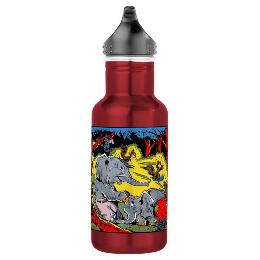 Giggle Animal Elephant Comics Waterfles (Rechts)