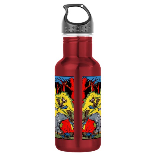 Giggle Animal Elephant  Comics Waterfles (Achterkant)