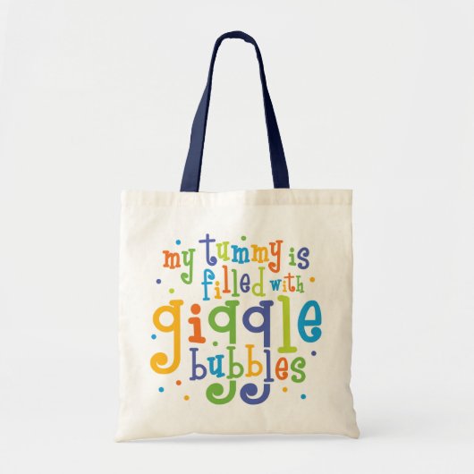 Giggle Bubbles Tote Bag (Voorkant)