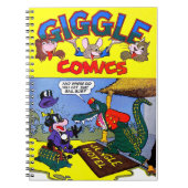 Giggle Crocodile Alligator Animal  Comics Notitieboek (Voorkant)