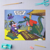 Giggle Crocodile Alligator Animal  Comics Tissuepapier (Craft)