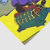 Giggle Crocodile Alligator Animal  Comics Tissuepapier (Detail)