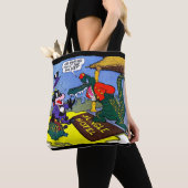 Giggle Crocodile Alligator Animal  Comics Tote Bag (Dichtbij)