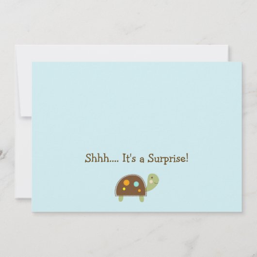 Giggle Gang/Oerwoud Animals Baby shower Kaart (Achterkant)