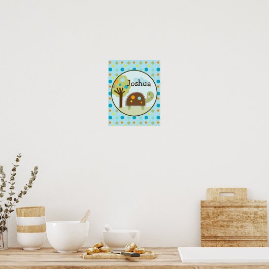 Giggle Gang/Turtle/Tree-gepersonaliseerd Art-Poste Poster (Keuken)
