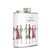 "Giggle Water" 1920's Slang Jazz Age Flapper Heupfles (Rechts)