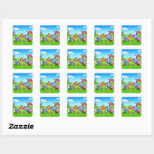 GiggleBellie Boerderijdieren Stickers (Vel)