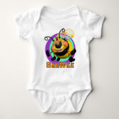 GiggleBellies BeeWee de Bumble Bee Romper (Voorkant)