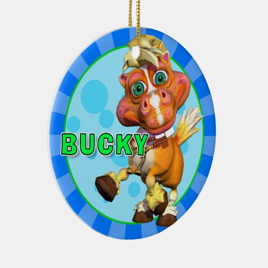"GiggleBellies" Bucky the Horse Ornament (Rechts)