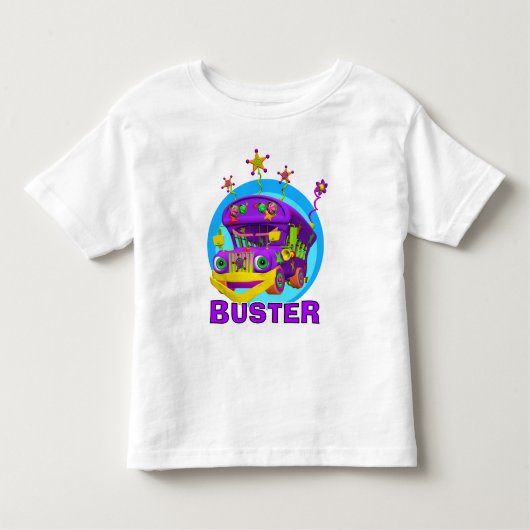 GiggleBellies Buster de bus Kinder Shirts (Voorkant)