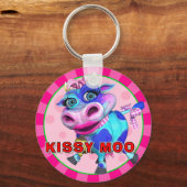 "GiggleBellies" Kissy Moo de Koe Sleutelhanger (Voorkant)