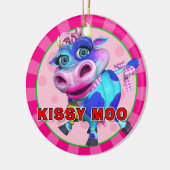 "GiggleBellies" Kissy Moo the Cow Ornament (Links)