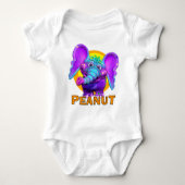 GiggleBellies Peanut de olifant Romper (Voorkant)