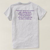 Gigglemug-Het is een manier van leven T-shirt (Design achterkant)