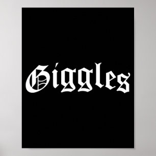 Giggles Chola Chicana Mexicaanse Amerikaanse trots Poster