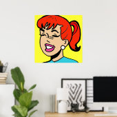 Giggles Comic Strip Poster (Thuiskantoor)