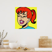 Giggles Comic Strip Poster (Keuken)