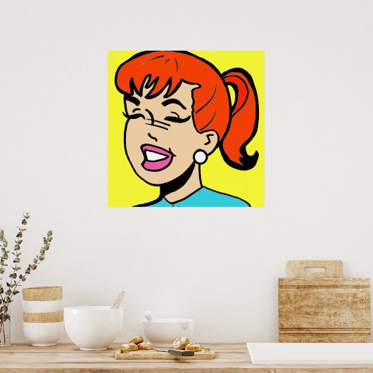 Giggles Comic Strip Poster (Keuken)