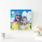 Giggles en Gadgets Vierkante Klok (Huis)