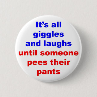 Giggles & Laughs Pees Pants Ronde Button 5,7 Cm