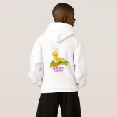 Giggling Leaf Invaders" – Leuk Caterpillar T-shirt (Achterkant volledig)
