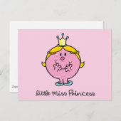 Giggling Miss Princess Briefkaart (Voorkant / Achterkant)