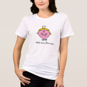 Giggling Miss Princess Tri-Blend Shirt (Voorkant)
