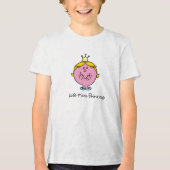 Giggling Miss Princess Tri-Blend Shirt (Voorkant)