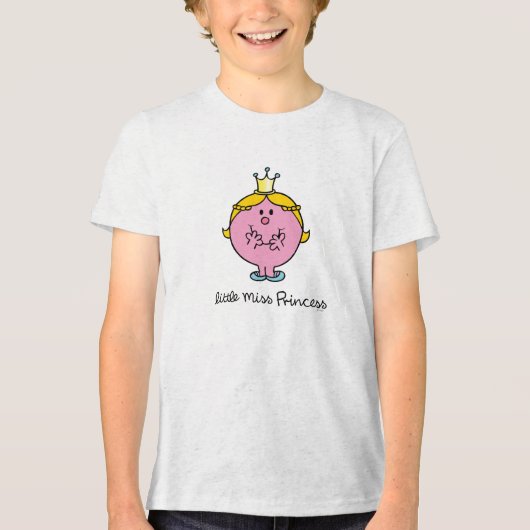 Giggling Miss Princess Tri-Blend Shirt (Voorkant)
