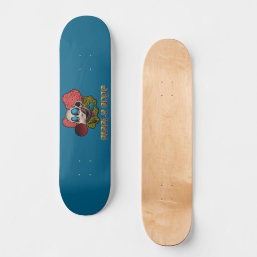Giggly Goof The Clown Persoonlijk Skateboard (Voorkant)