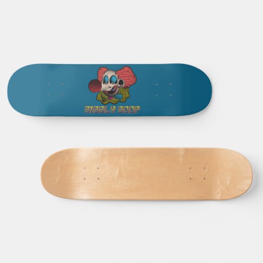 Giggly Goof The Clown Persoonlijk Skateboard (Horizontaal)