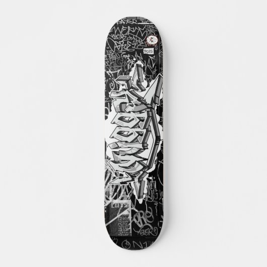 Giggy Graffiti Custom Personalized Cool Skateboard (Voorkant)