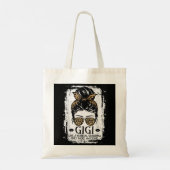 Gigi als een normale grootmoeder alleen maar meer  tote bag (Achterkant)