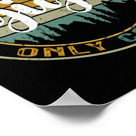 Gigi als een oma only Cooler Cute Moederdag Poster (Hoek)