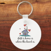 GiGi's Home is waar het hart is Sleutelhanger (Voorkant)