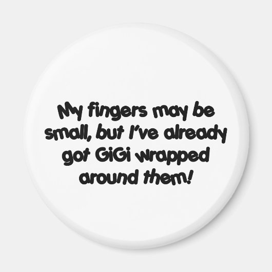 GiGi's Wrapped! Magneet (Voorkant)