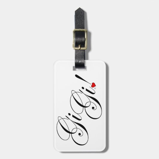 GiGi Bagagelabel (Voorkant verticaal)