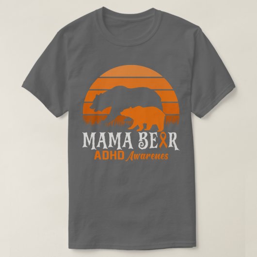 Gigi Beer ADHD Mam National ADHD Awareness Day Ora T-shirt (Design voorkant)