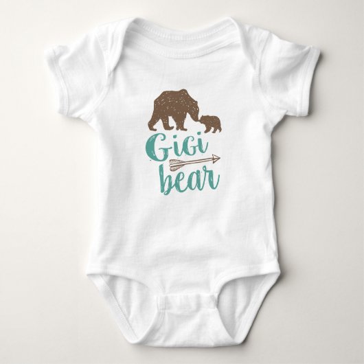 Gigi Beer Cute Great Grandma Gift Romper (Voorkant)