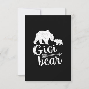 Gigi Beer Geschenk voor Oma Kaart