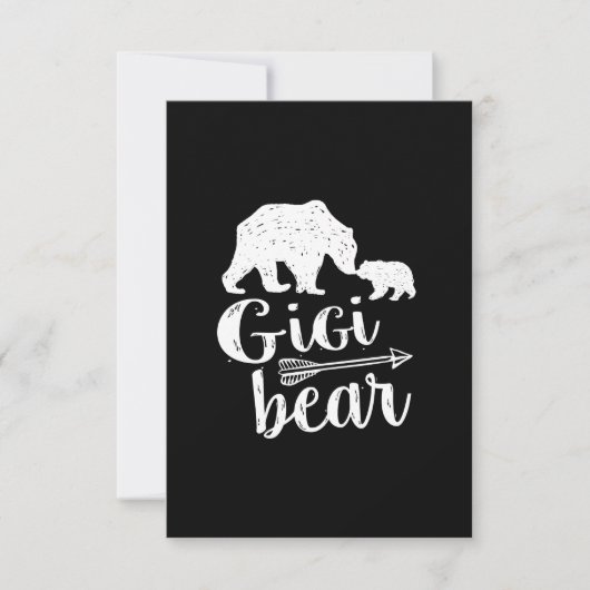 Gigi Beer Geschenk voor Oma Kaart (Voorkant)