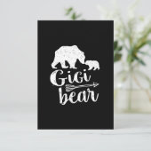 Gigi Beer Geschenk voor Oma Kaart (Staand voorkant)