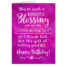 Gigi Birthday, je bent een zegen