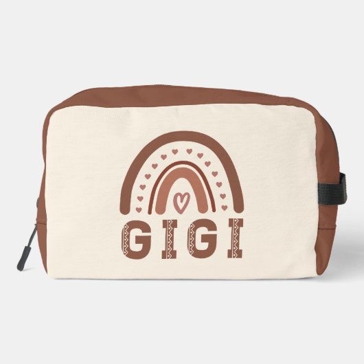 Gigi Boho Rainbow Cute Grandma Gift Toilettasje (Achterkant)