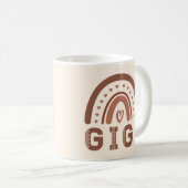 Gigi Boho Rainbow Cute Grandma Gifts Koffiemok (Voorkant rechts)