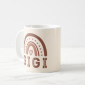 Gigi Boho Rainbow Cute Grandma Gifts Koffiemok (Voorkant links)