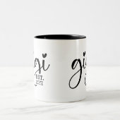 Gigi Builed | Grandma Gift Tweekleurige Koffiemok (Center)