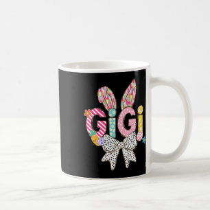 Gigi Bunny Ears Kleurrijke Pasen Bloemen Thema Koffiemok