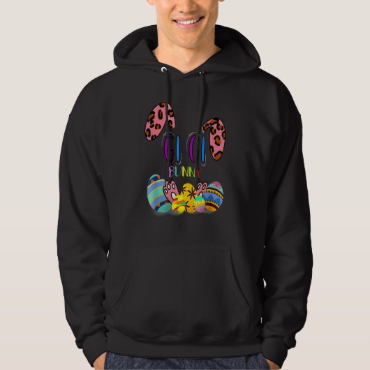 Gigi Bunny Easter Group Matching Family Easter Egg Hoodie (Voorkant)